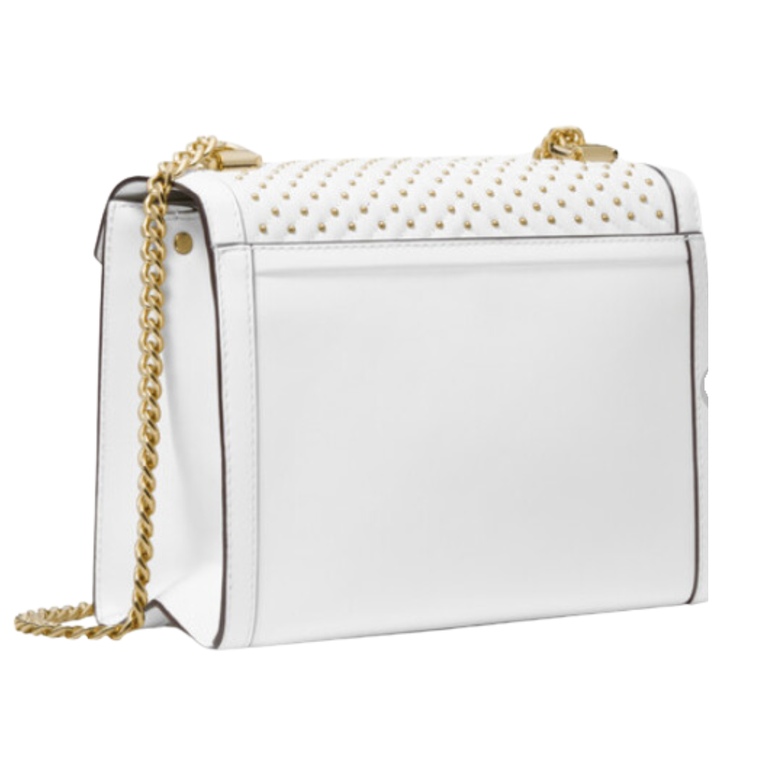 MICHAEL KORS STUDED SHOULDER BAG