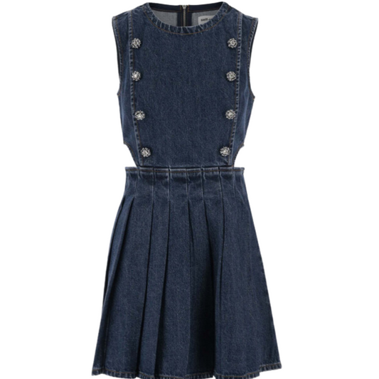 SELF PORTRAIT DENIM DRESS