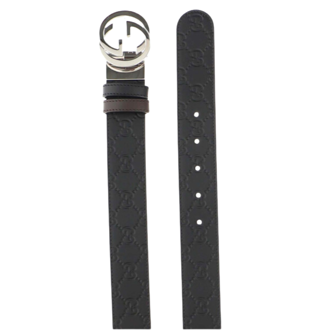 GUCCI REVERSIBLE SIGNATURE BELT