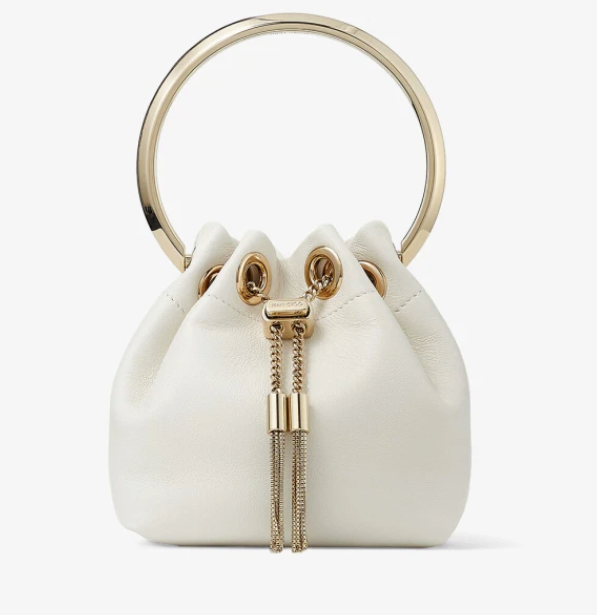 Jimmy Choo Micro Bon Bon Latte Smooth Nappa Mini Bag