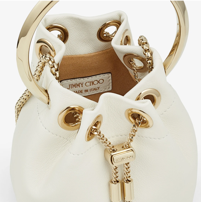 Jimmy Choo Micro Bon Bon Latte Smooth Nappa Mini Bag