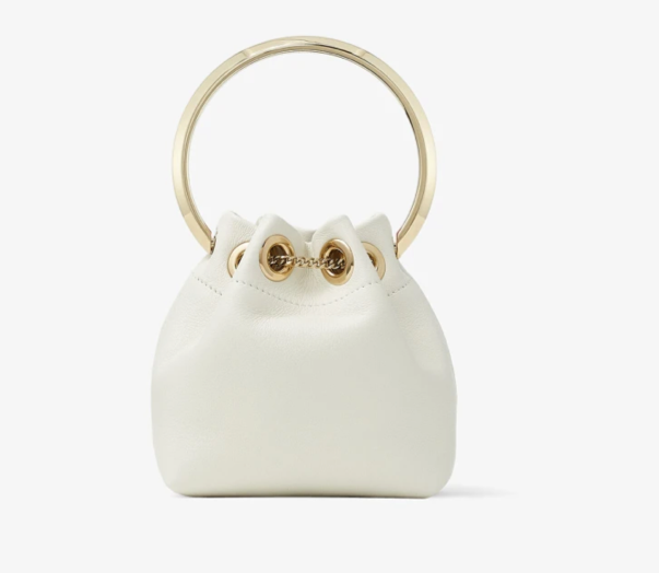 Jimmy Choo Micro Bon Bon Latte Smooth Nappa Mini Bag